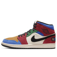 Giày Blue The Great x Air Jordan 1 Mid ‘Fearless’ CU2805-100