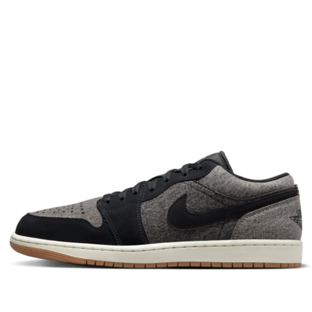 Giày Air Jordan 1 Low Black Denim HJ4360-001