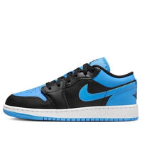 Giày Air Jordan 1 Low ‘Black University Blue’ (GS) 553560-041