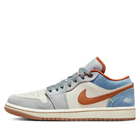 Giày Air Jordan 1 Low Denim Phantom Multi FZ5045-091