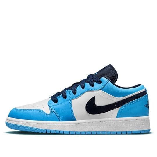 Giày Air Jordan 1 Low ‘UNC’ (GS) 553560-144