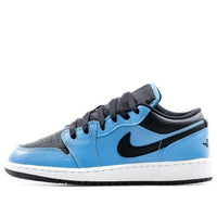 Giày Air Jordan 1 Low ‘University Blue Black’ (GS) 553560-403
