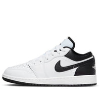 Giày Air Jordan 1 Low GS ‘White Black’ 553560-132