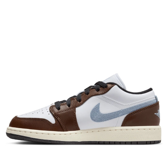 Giày Air Jordan 1 Low Mocha Blue Gray (GS) FQ8156-142
