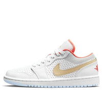 Giày Air Jordan 1 Low SE ‘White Sesame Flash Crimson Psychic Blue’ DC9509-100