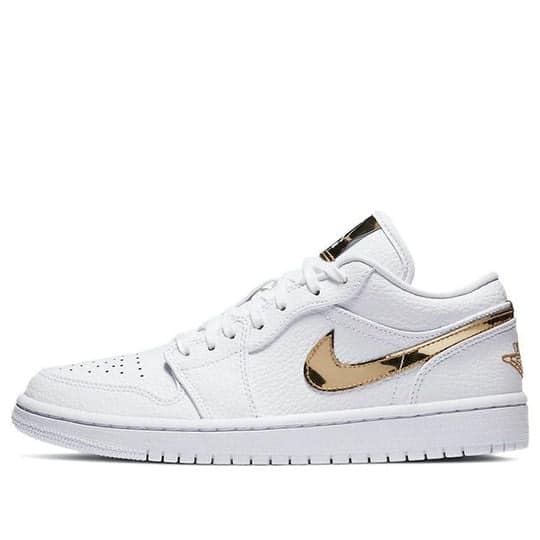 Giày Air Jordan 1 Low White Metallic Gold CZ4776-100