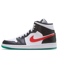 Giày Air Jordan 1 Mid Alternate Swooshes Red Yellow BQ6472-063