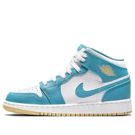 Giày Air Jordan 1 Mid ‘Aquatone’ (GS) DQ8423-400