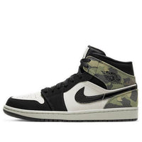 Giày Air Jordan 1 Mid Camo Green CW5490-001