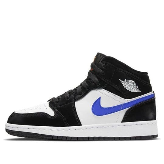 Giày Air Jordan 1 Mid ‘Black Racer Blue’ (GS) 554725-084