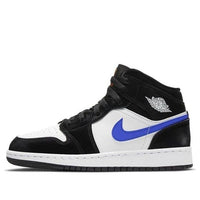Giày Air Jordan 1 Mid ‘Black Racer Blue’ (GS) 554725-084