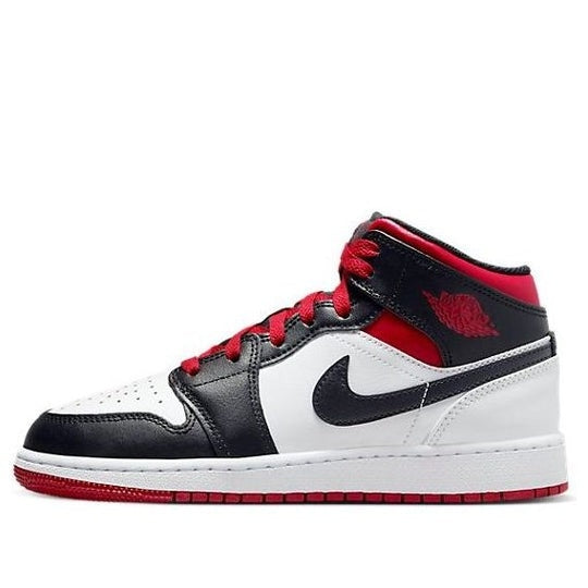 Giày Air Jordan 1 Mid GS ‘Gym Red Black Toe’ DQ8423-106