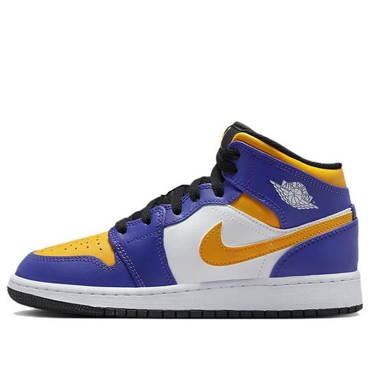 Giày Air Jordan 1 Mid GS ‘Lakers’ DQ8423-517
