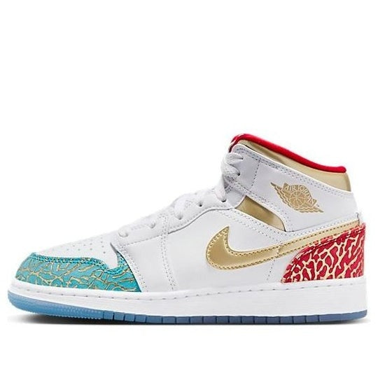 Giày Air Jordan 1 Mid GS ‘UNC to Chicago’ FB2212-100