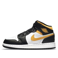 Giày Air Jordan 1 Mid ‘White Pollen Black’ (GS) 554725-177