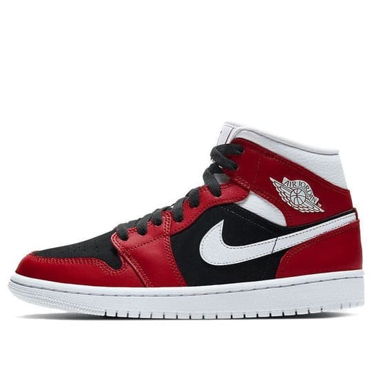 Giày Air Jordan 1 Mid Gym Red Black BQ6472-601