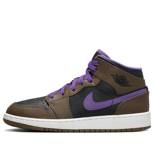 Giày Air Jordan 1 Mid ‘Purple Mocha’ (GS) DQ8423-215