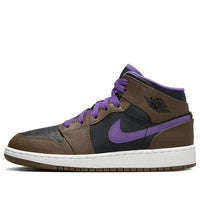 Giày Air Jordan 1 Mid ‘Purple Mocha’ (GS) DQ8423-215