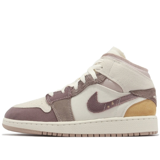 Giày Air Jordan 1 Mid SE CRAFT ‘Sail’ (GS) DZ4466-102