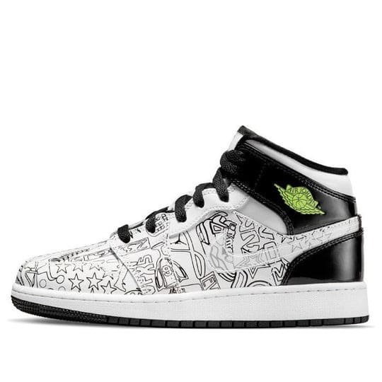 Giày Air Jordan 1 Mid SE ‘DIY’ (GS) DC4099-100