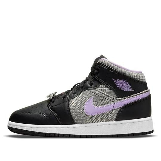 Giày Air Jordan 1 Mid SE ‘Houndstooth’ (GS) DC7226-015