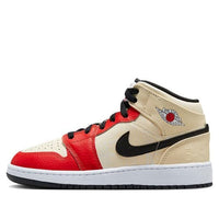 Giày Air Jordan 1 Mid SS ‘Cotton White’ (GS) DV7012-100