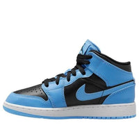 Giày Air Jordan 1 Mid ‘University Blue Black’ (GS) DQ8423-401