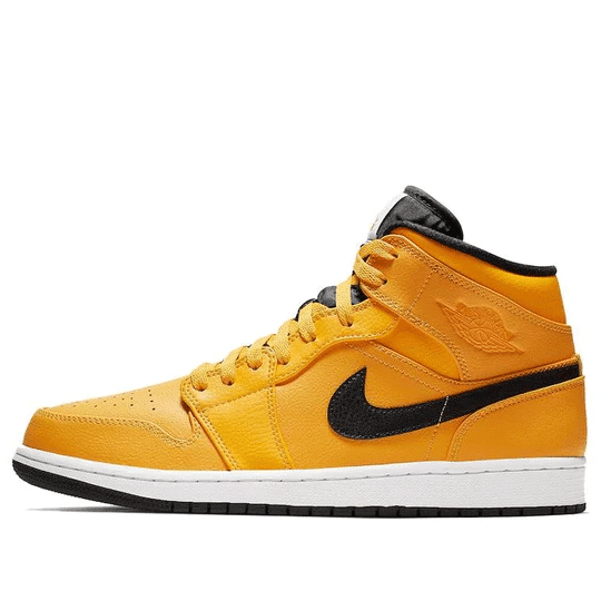 Giày Air Jordan 1 Mid ‘University Gold Black’ 554724-700