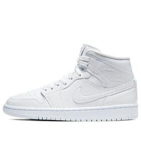Giày Air Jordan 1 Mid ‘White Snakeskin’ BQ6472-110