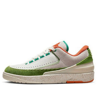 Giày Air Jordan 2 Retro Low x Titan- Sail/Safety Orange DV6206-183