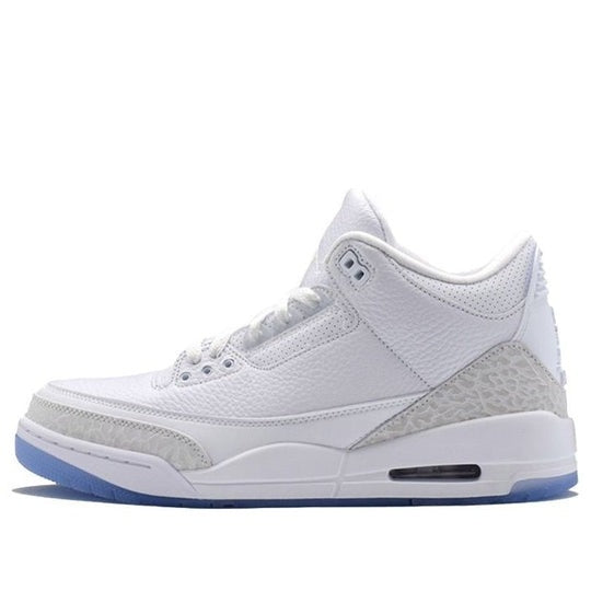 Giày Air Jordan 3 Retro BG ‘Triple White’ 398614-111