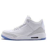 Giày Air Jordan 3 Retro BG ‘Triple White’ 398614-111