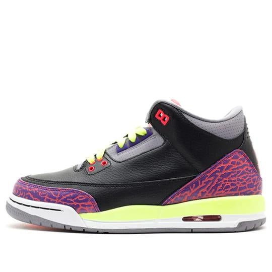 Giày Air Jordan 3 Retro ‘Black Atomic Red’ (GS) 441140-039
