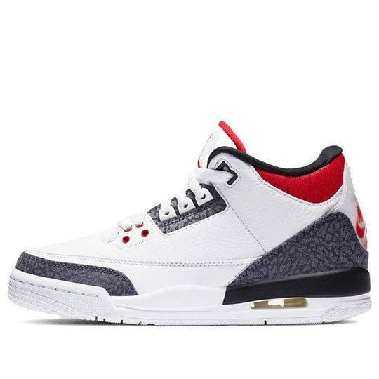 Giày Air Jordan 3 Retro Denim SE ‘Fire Red’ (GS) CZ6634-100