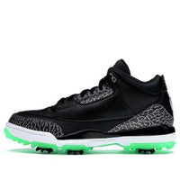 Giày Air Jordan 3 Retro Golf Black Green Glow AJ3783-001