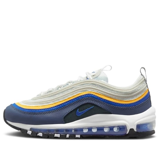 Giày Air Max 97 ‘White Blue Laser Orange’ (GS) 921522-115