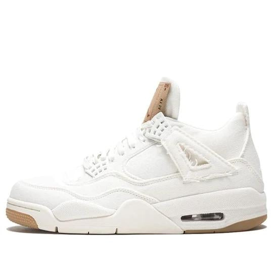 Giày Levi’s x Air Jordan 4 Retro ‘White Denim’ AO2571-100