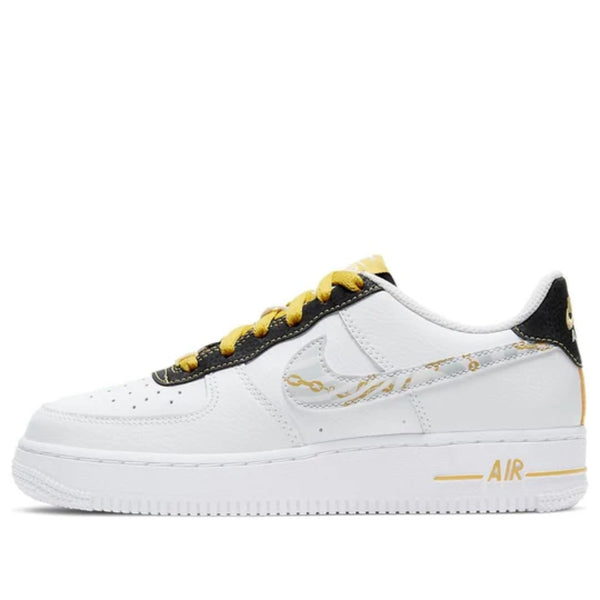 Giày Nike Air Force 1 ’07 LV8 ‘Gold Links Zebra Print’ (GS) DH5480-100