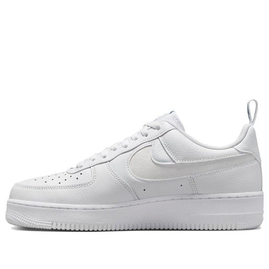 Giày Nike Air Force 1 ’07 LV8 ‘Reflective Swoosh – White Dark Marina Blue’ FB8971-100