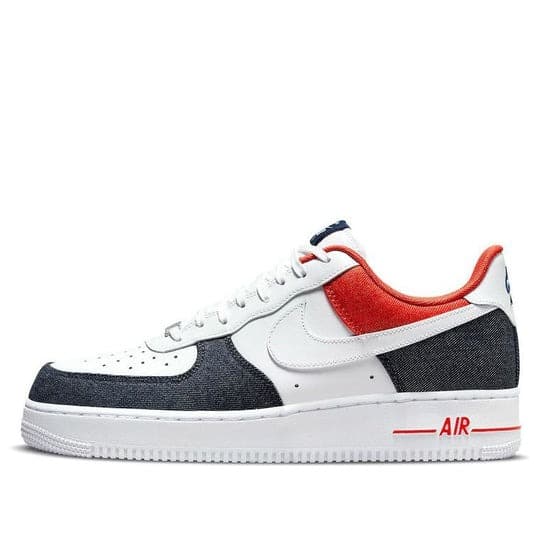 Giày Nike Air Force 1 ’07 LX ‘White Red Denim’ DJ5174-100