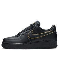 Giày Nike Air Force 1 Low ’07 Essential ‘Black Gold Swoosh’ AO2132-005