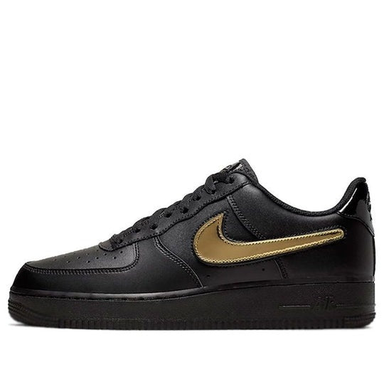 Giày Nike Air Force 1 Low ’07 LV8 ‘Removable Swoosh – Black Gold’ CT2252-001