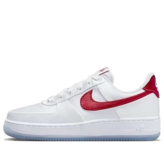 Giày Nike Air Force 1 Low ’07 ‘Satin White Varsity Red’ DX6541-100