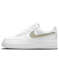 Giày Nike Air Force 1 Low ‘White Gold Glitter Swoosh’ DH4407-101
