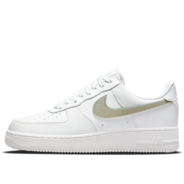 Giày Nike Air Force 1 Low ‘White Gold Glitter Swoosh’ DH4407-101