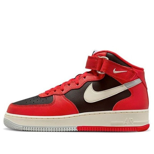 Giày Nike Air Force 1 Mid ’07 LV8 ‘Split – University Red Black’ DZ2554-001