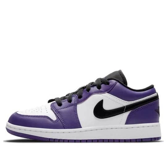 Giày Nike Air Jordan 1 Low Court “Purple White” (GS) 553560-500