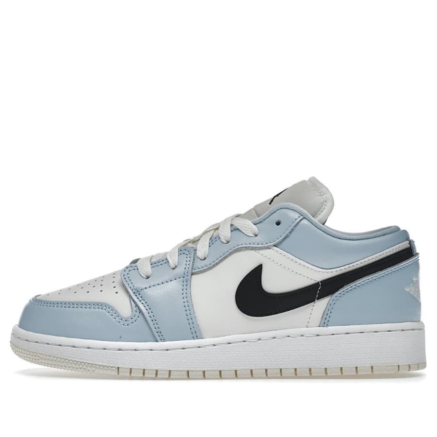 Giày Nike Air Jordan 1 Low ‘Ice Blue’ (GS) 554723-401