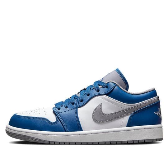 Giày Nike Air Jordan 1 Low ‘True Blue Cement’ 553558-412