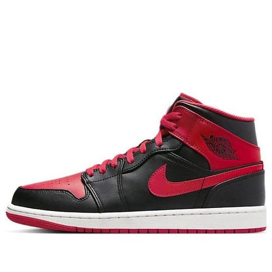 Giày Nike Air Jordan 1 Mid Alternate Bred ‘Flame Red’ DQ8426-060